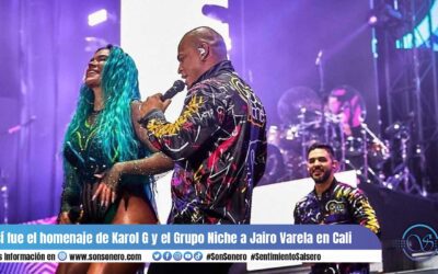 Así fue el homenaje de Karol G y el Grupo Niche a Jairo Varela en Cali